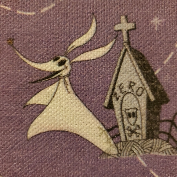 Disney Nightmare Before Christmas Printed Jack Skellington & Sally Canvas Print - Picture 8 of 11